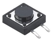 4 Pezzi 12*12*6 2Pins Tach Pulsante