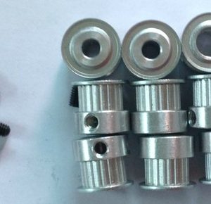 Puleggia HTD-3M-09  Diam. Foro 6mm 14 Denti tipo 2f con 2 viti Blocco M3/m4