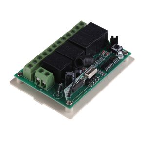 433Mhz RF Wireless Controllo Remoto Telecomando Universale code grabber Radio Trasmettitore Ricevitore DC12V 4 CH