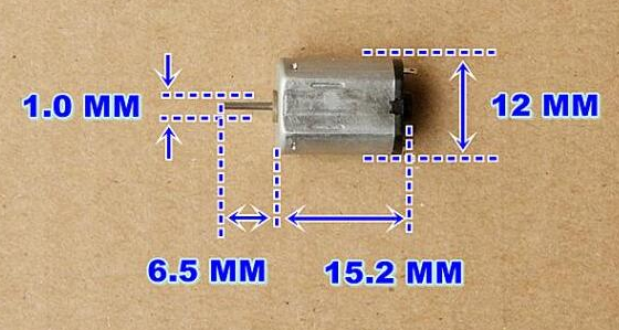 Motore Brushless N20-10170 3V-6V 25.000 giri / min
