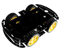 Kit DIY Smart Car Macchina 4WD Nero Arduino