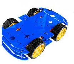 Kit DIY Smart Car Macchina 4WD Blu Arduino
