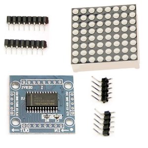 Microcontrollore MAX7219 con display Matrice LED KIT fai-da-te Modulo compatibile con Arduino