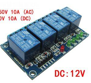 4 canali 12V Relè High Level Shield con LED