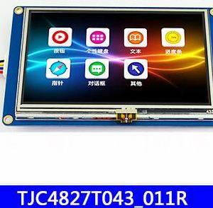 4.3-inch USART HMI Porta Serialee configuration control GPU host editing TFT LCD Schermo