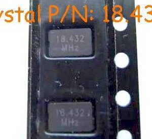 4 Pezzi Quarzo 18.4320MHz case 5x3.2mm, cristallo oscillatore SMD IC Circuiti Integrati