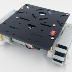 Tracked robot + metal gear Motore Telaio diy car encoder DC speed reducer Motore