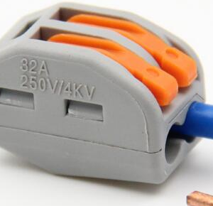 50 Pezzi Morsettiera rapida a innesto 2P PCT-212 WAGO222-412