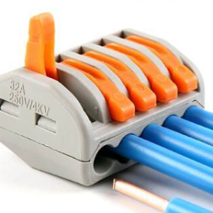 50 Pezzi Morsettiera rapida a innesto 5P PCT-215 WAGO222-415