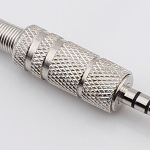 3.5mm Stereo MASCHIO IN METALLO JACK PLUG 4 POLI CONNETTORE AUDIO PER CUFFIE CAVO AUX
