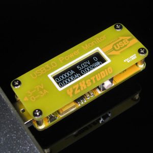 Misuratore di tensione corrente voltaggio USB 3.0 con OLED Alta risoluzione (Yellow) YZXstudio