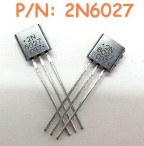 4 Pezzi 2N6027 Transistor bipolare unigiunzione programmabile IC Circuiti Integrati