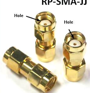 Connettore Adattatore RP-SMA Maschio a RP-SMA Maschio per Antenna