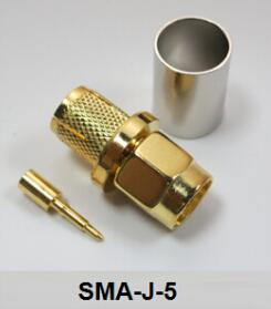 Connettore Adattatore SMA Maschio A Crimpare 5MM per Cavi Coassiali