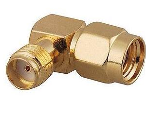 Connettore Adattatore SMA Femmina a RP - SMA Maschio 90 Gradi