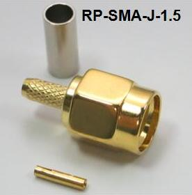 2 pezzi RP-SMA-J 1.5 femmina all'interno