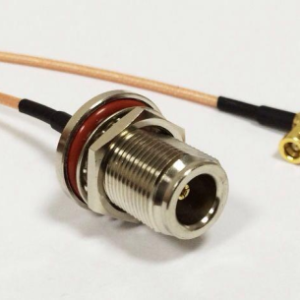 Cavo Connettore TIPO N Femmina a SMB Femmina 90 Gradi 20Cm RG316