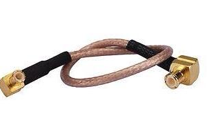Cavo Connettore MCX Maschio 90 Gradi a MCX Maschio 90 Gradi 15CM RG316