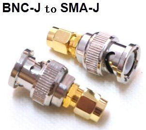 Connettore Adattatore BNC Maschio a SMA Maschio