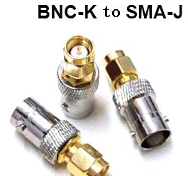 Connettore BNC-K a SMA-J