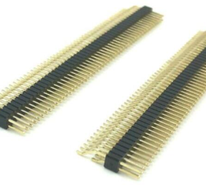 2 pezzi passo 2.54MM, perno SMD in pasta stesa, toppa orizzontale, 2 * 40 pin maschio a testata