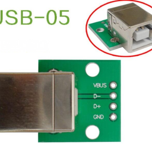 Scheda adattatore USB a DIP testa femmina interfaccia diritta tipo B.