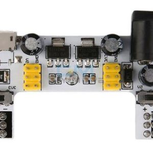 alimentato tramite USB e DC, modulo di alimentazione breadboard a 2 vie 5V / 3.3V