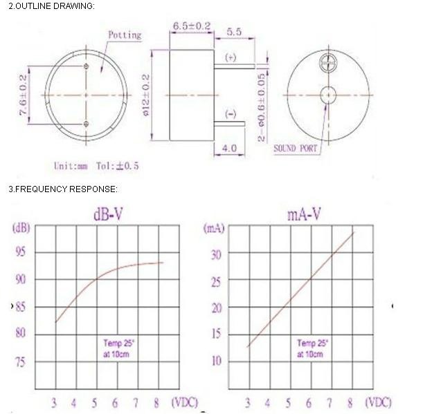 3 Pezzi Buzzer 5V Cicalino Segnalatore Acustico per Arduino - immagine 3