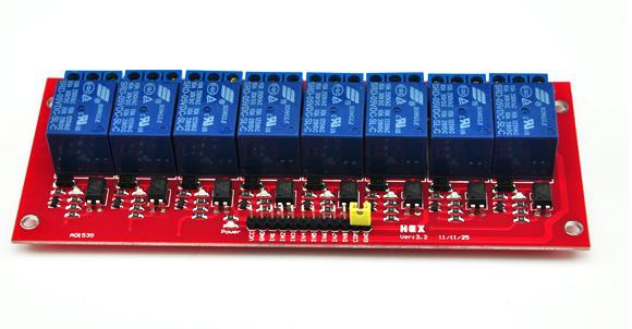 8 Canali 5V Relè Shield Modulo per Arduino ARM PIC AVR DSP SRD-05VDC-SL-C - immagine 3