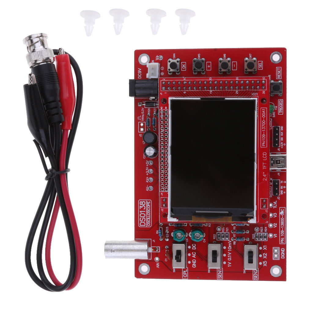 Oscilloscopio Digitale DSO138 con Schermo LCD 2.4 Pollici TFT - immagine 3