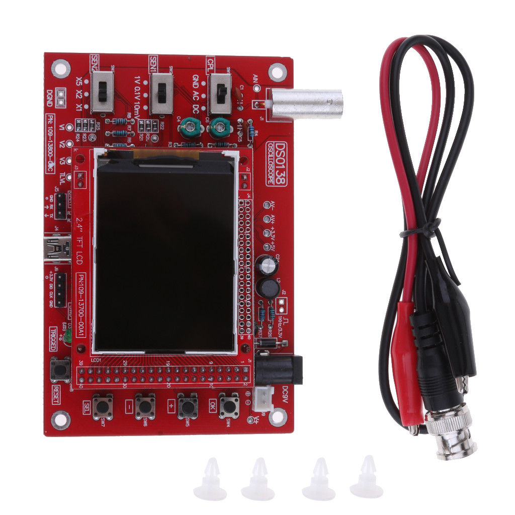 Oscilloscopio Digitale DSO138 con Schermo LCD 2.4 Pollici TFT - immagine 9