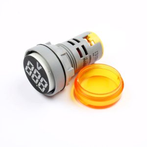 AC 24 - 500V Voltmetro da Pannello AD 101 22VM GIALLO