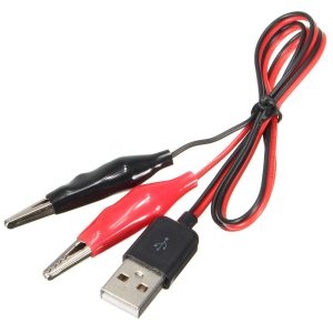 Cavi Test Clip USB a Coccodrillo 60CM