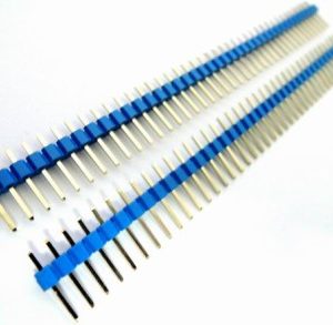 1613-4-Pezzi-Blue-140-2.54-in-rame-placcato-in-oro-Maschio-pin-header