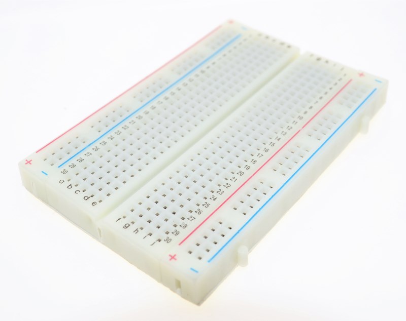 Breadboard 83x55mm 400 fori per test e prototipazione rapida