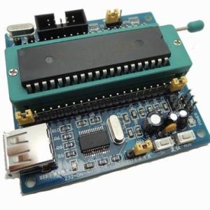 Scheda minima di sviluppo del sistema STC89C51, scheda minima di sviluppo del sistema AT89S51, USBISP Downloader
