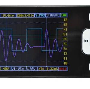 DS0201 Oscilloscopio digitale tascabile con display LCD da 2,8 ''