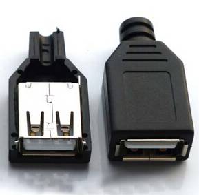 Connettore femmina femmina tipo A 3 pezzi