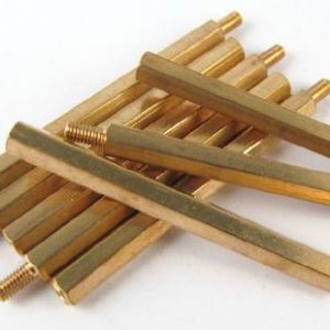 4 pezzi 40MM + 6 M3 filettati esagonali filettati in ottone