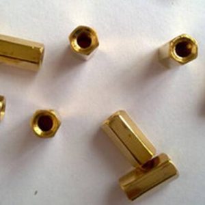 Cilindro in ottone esagonale da 12 pezzi da 10 pezzi - dorato