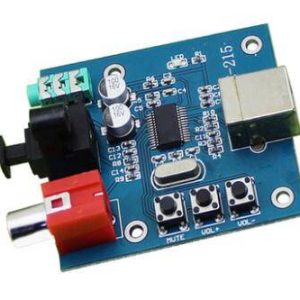Decodificatore DAC scheda audio PCM2704USB Decodificatore scheda audio HIFI a fibra coassiale con ingresso USB