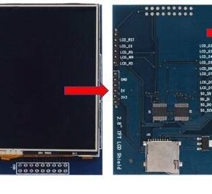 Modulo display touchscreen LCD TFT da 2,8 pollici per Arduino UNO