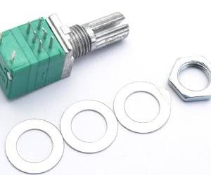 2 Pezzi RV097GS 6Pins Potenziometro doppio B10K con interruttore