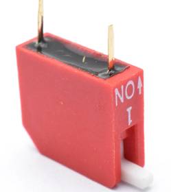 Interruttore a levetta a quadrante da 2 pezzi da 2,54 mm a 2 vie