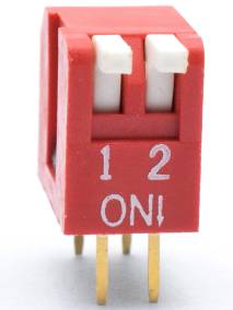 Interruttore a levetta 2 pezzi da 2,54 mm a 2 vie