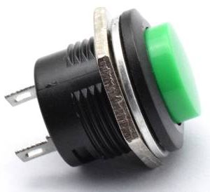 3 pezzi Interruttore R13-507 / Verde  Diam. 16mm