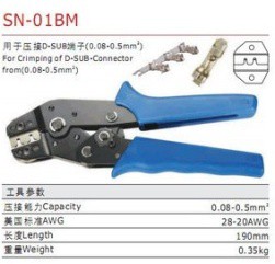 SN-01B Pinza Crimpatrice M plug spring XH2.54 SM2.54, Pinza Crimpatrices dedicata