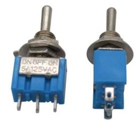 2 Pezzi MTS-102 / 3Pins 2Positions Interruttore a levetta / MTS102