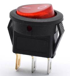 Interruttore rotondo KCD1 / interruttore I / O 15mm / 3 pin 3 posizioni interruttore 15A 250V