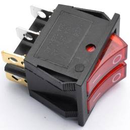 KCD6 Switch doppio rotondo / KCD6 I / O Switch / 6pins 2Positions 15A 250V Switch